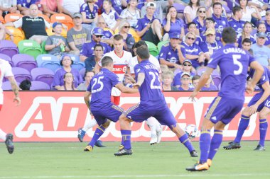 Orlando City, 5 Temmuz 2017 'de Orlando City Stadyumu' nda Toronto FC 'ye ev sahipliği yaptı..  