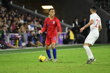 Amerikan Futbol Takımı 15 Kasım 2019 Cuma günü Orlando Florida 'daki Exploria Stadyumu' nda oynanan Concacaf Uluslar Ligi karşılaşmasında Kanada 'ya ev sahipliği yapmaktadır.