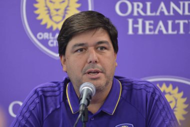 Orlando City SC, Dom Dwyer 'ı tanıtmak için bir basın toplantısı düzenledi..  