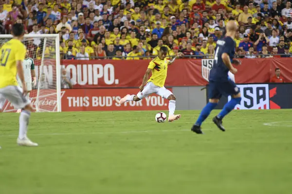 ABD Kolombiya 'ya karşı Raymond James Stadyumu, Tampa Florida' da 11 Ekim 2018 'de. Fotoğraf: Marty Jean-Louis