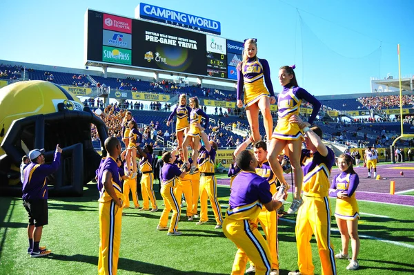 Lsu Čelit Louisville Během Citrus Bowl Stadionu Camping World Orlandu — Stock fotografie