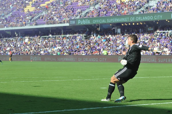 Orlando City Hosts Colorado Rapids Orlando City Stadium Orlando Florida — Stock Photo, Image