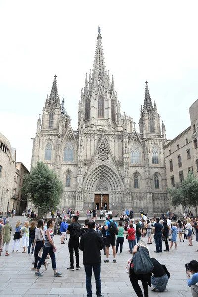 Kilátás Templom Expiatori Szent Család Barcelona — Stock Fotó