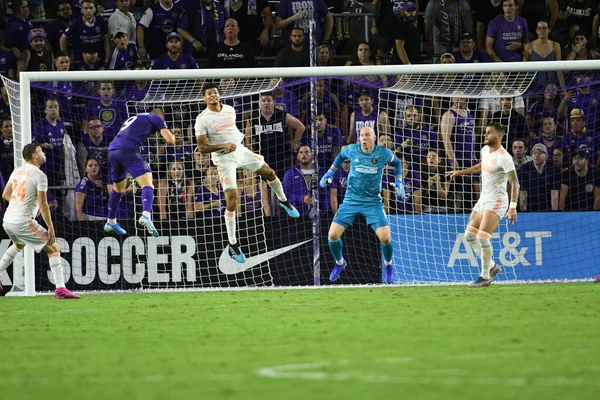 Orlando City Otthont Atlanta United Alatt Cup Exploria Stadium Orlando — Stock Fotó