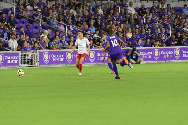 Orland Pride, 25 Ağustos 2018 'de Orlando Florida' daki Exploria Stadyumu 'nda Chicago Red Stars' a ev sahipliği yapıyor.. 