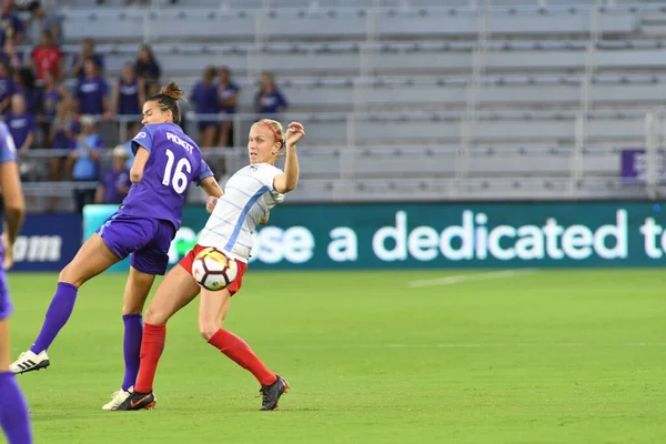 Orland Pride, 25 Ağustos 2018 'de Orlando Florida' daki Exploria Stadyumu 'nda Chicago Red Stars' a ev sahipliği yapıyor..  