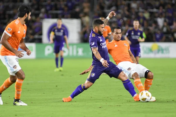 Orlando City SC, 22 Eylül 2018 'de Florida Exploria Stadyumu' nda Houston Dynamo 'yu ağırladı..