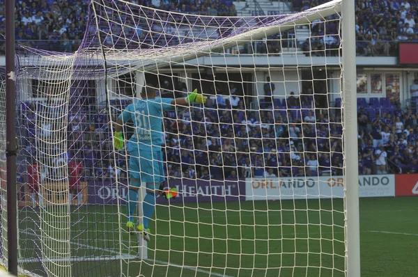 Orlando City Ospita New York Red Bulls Citrus Bowl Aprile — Foto Stock