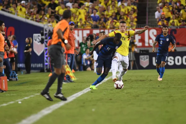 ABD Kolombiya 'ya karşı Raymond James Stadyumu' nda 11 Ekim 2018 'de.  