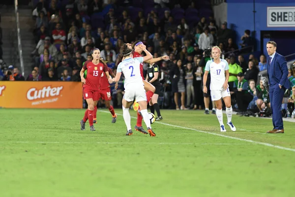 ABD, 7 Mart 2018 tarihinde Orlando City Stadyumu 'ndaki SheBelives Kupası' nda İngiltere ile karşı karşıya geldi..  