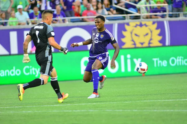 Orlando City SC, 18 Haziran 2016 'da Orlando Florida' daki Camp World Stadyumu 'nda San Jose Depremleri' ne ev sahipliği yaptı..