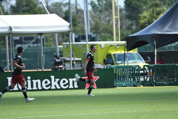 Toronto FC, 13 Temmuz 2020 tarihinde Orlando Florida 'daki ESPN Wild World of Sports' ta düzenlenen MLS Back Tournament sırasında D.C. United ile karşılaştı. Fotoğraf: Marty Jean-Louis