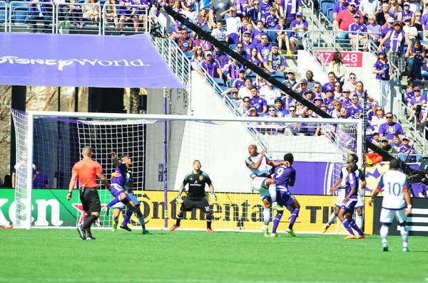 Orlando City Hostitel Real Salt Lake Citrus Bowl Orlandu Floridě — Stock fotografie