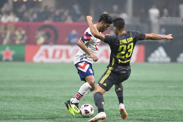 Mls All Star Juventus Mercedez Benz Stadium Atlanta Georgia Den — Stockfoto