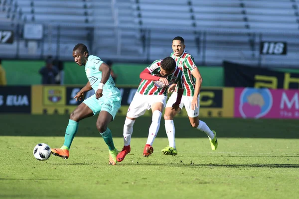 Fluminense, Florida Kupası 'nda 15 Ocak 2018' de Orlando Florida 'da oynanan Spektrum Stadyumu' nda Barcelona SC 'ye karşı..  