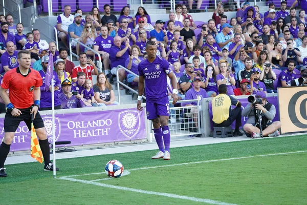 Orlando City Anfitrión Galaxy Orlando City Stadium Orlando Florida Mayo —  Fotos de Stock