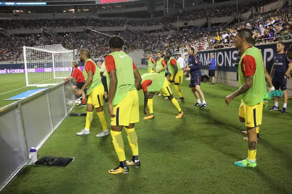 Paris Saint-Germain, Tottenham Hotspur 'a karşı 22 Temmuz 2017' de Orlando Florida 'daki Citrus Bowl' da.  