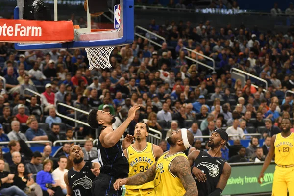 Orlando Magic Värd För Golden State Warriors Amway Center Orlando — Stockfoto