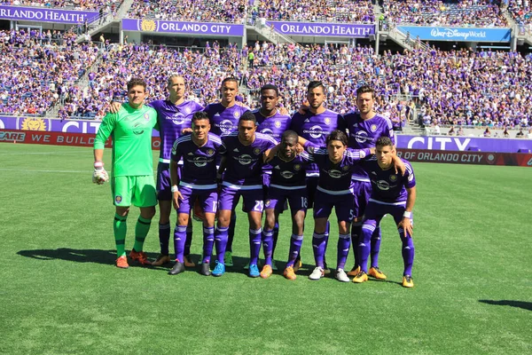 Orlando City Host Real Salt Lake Citrus Bowl Orlando Φλόριντα — Φωτογραφία Αρχείου