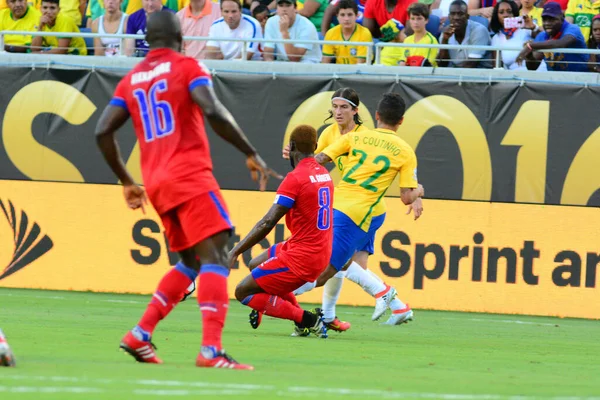Brezilya, 8 Haziran 2016 tarihinde Orlando Florida 'daki Copa America Centenario' da Haiti ile karşılaştı.. 