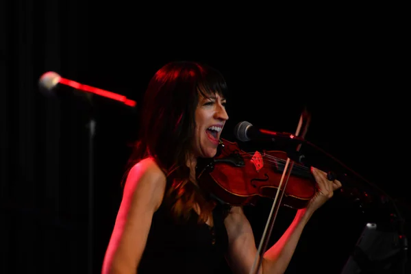 Cantor Jon Bon Jovi Apresenta State Street Theater Apoio Proposta — Fotografia de Stock