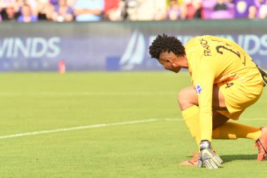 Orlando Pride 14 Nisan 2019 'da Orlando City Stadyumu' nda Portand Thorns 'a ev sahipliği yapıyor..