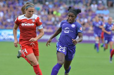 Orlando Pride 22 Nisan 2017 'de Orlando City Stadyumu' nda Washington Spirit 'e ev sahipliği yaptı.. 