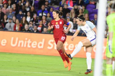 ABD, 7 Mart 2018 tarihinde Orlando City Stadyumu 'ndaki SheBelives Kupası' nda İngiltere ile karşı karşıya geldi..  