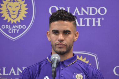 Orlando City SC, Dom Dwyer 'ı tanıtmak için bir basın toplantısı düzenledi..  