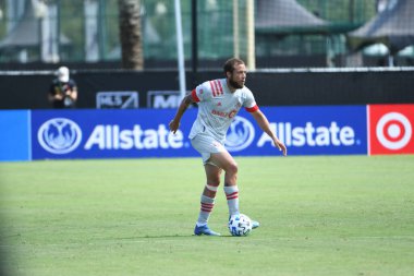 Toronto FC, 13 Temmuz 2020 tarihinde Orlando Florida 'daki ESPN Wild World of Sports' ta düzenlenen MLS Back Tournament sırasında D.C. United ile karşılaştı. Fotoğraf: Marty Jean-Louis
