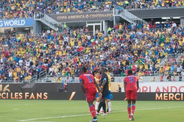 Brezilya, 8 Haziran 2016 tarihinde Orlando Florida 'daki Copa America Centenario' da Haiti ile karşılaştı..