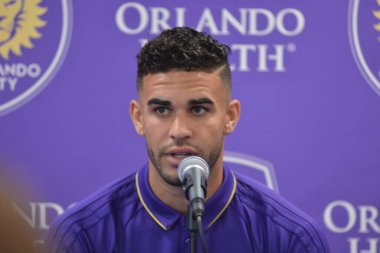 Orlando City SC, Dom Dwyer 'ı tanıtmak için bir basın toplantısı düzenledi..  
