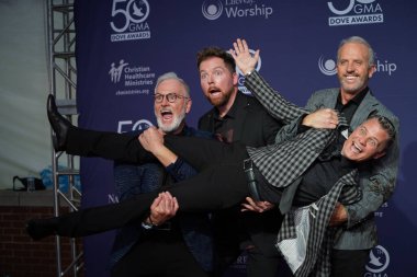 15 Ekim 2019 'da Nashville, Tennessee' deki Linbscome Üniversitesi 'nde verilen 50. GMA Dove Ödülleri sırasında kırmızı halı. 