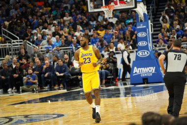 Orlando Magic 11 Aralık 2019 Çarşamba günü Orlando Forida 'daki Amway Center' da Los Angeles Lakers 'a ev sahipliği yaptı..  
