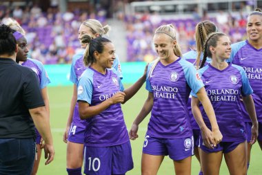 Orlando Pride 20 Temmuz 2019 tarihinde Florida Exploria Stadyumu 'nda Sky Blue FC' ye ev sahipliği yaptı..