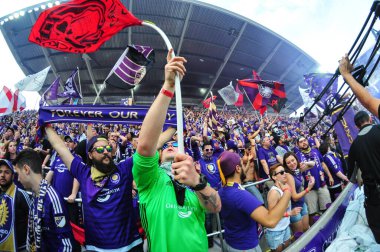 Orlando City, 5 Mart 2017 'de Orlando City Stadyumu' nda NYC FC 'ye ev sahipliği yaptı..