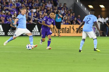 Orlando City 26 Temmuz 2018 'de Florida Exploria Stadyumu' nda NYC FC 'ye ev sahipliği yaptı. Fotoğraf: Marty Jean-Louis