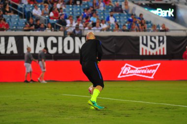 ABD Futbol Takımı 6 Eylül 2016 'da Jacksonville Florida EverBank Field' da Trinidad & Tobago 'ya ev sahipliği yaptı..