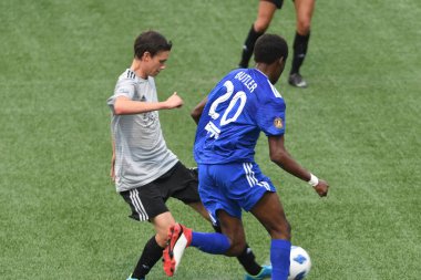 Atlanta United sunucusu Tigres & MLS Homegrown takımları 31 Temmuz 2018 'de Atlanta, Georgia' da düzenlenen MLS All Star haftasında. Fotoğraf: Marty Jean-Louis