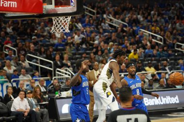 Orlando Magic 10 Kasım 2019 'da Indiana Pacers' ı Amway Center 'da ağırlıyor. Fotoğraf: Marty Jean-Louis