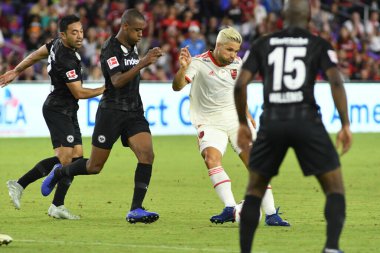 Flamengo Eintracht Frankfurt 'a karşı 12 Ocak 2019 Cumartesi günü Orlando City Stadyumu' nda.  