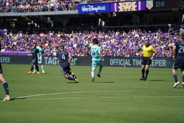 Orlando City SC 20 Nisan 2019 'da Orlando City Stadyumu' nda Vancouver Whitecaps 'a ev sahipliği yapıyor..  
