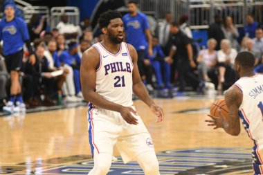 Orlando Magic, Philadelphia 76ers 'ı 25 Mart 2019' da Orlando Florida 'daki Amway Arena' da ağırlıyor..