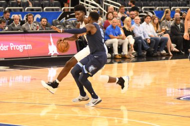 Orlando Magic 10 Ekim 2018 tarihinde Orlando Florda 'daki Amway Center' da Memphis Grizzilies 'e ev sahipliği yaptı.. 