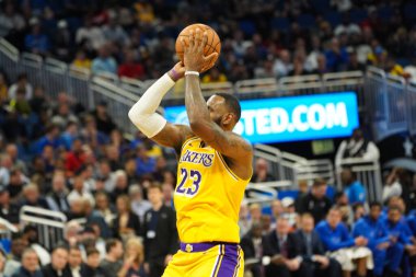 Orlando Magic 11 Aralık 2019 Çarşamba günü Orlando Forida 'daki Amway Center' da Los Angeles Lakers 'a ev sahipliği yaptı..  