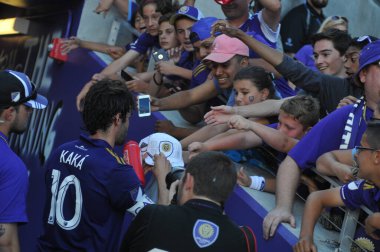 Orlando City 29 Nisan 2017 'de Orlando, Florida' daki Orlando City Stadyumu 'nda Colorado Rapids' e ev sahipliği yaptı.)