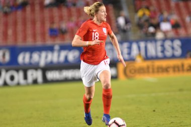 Japonya, İngiltere 'ye karşı Raymond James Stadyumu' nda 5 Mart 2019 'da Tampa Florida' da.  