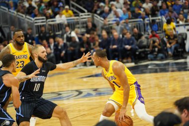 Orlando Magic 11 Aralık 2019 Çarşamba günü Orlando Forida 'daki Amway Center' da Los Angeles Lakers 'a ev sahipliği yaptı..  