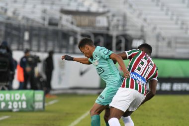 Fluminense, Florida Kupası 'nda 15 Ocak 2018' de Orlando Florida 'da oynanan Spektrum Stadyumu' nda Barcelona SC 'ye karşı..