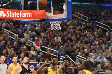 Orlando Magic, 28 Şubat 2019 Perşembe günü Orlando Florida 'daki Amway Center' da Golden State Warriors 'a ev sahipliği yaptı. 